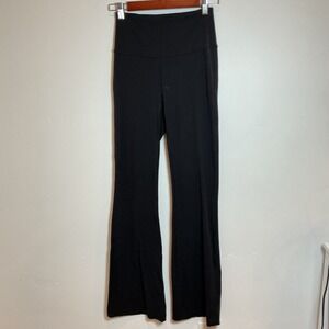 Lululemon Align High Rise Flare Leggings Black Size 6 Athleisure Yoga